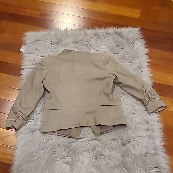 Apostrophe womens ran suade zip up blazer size medium‎ - Picture 4 of 4